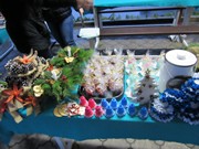 Vystoupení  dětí při rozsvícení stromu na Vlkavě, jarmark